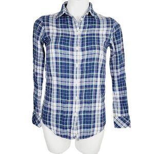 Banana Republic Soft wash long sleeve paid shirt Size XS